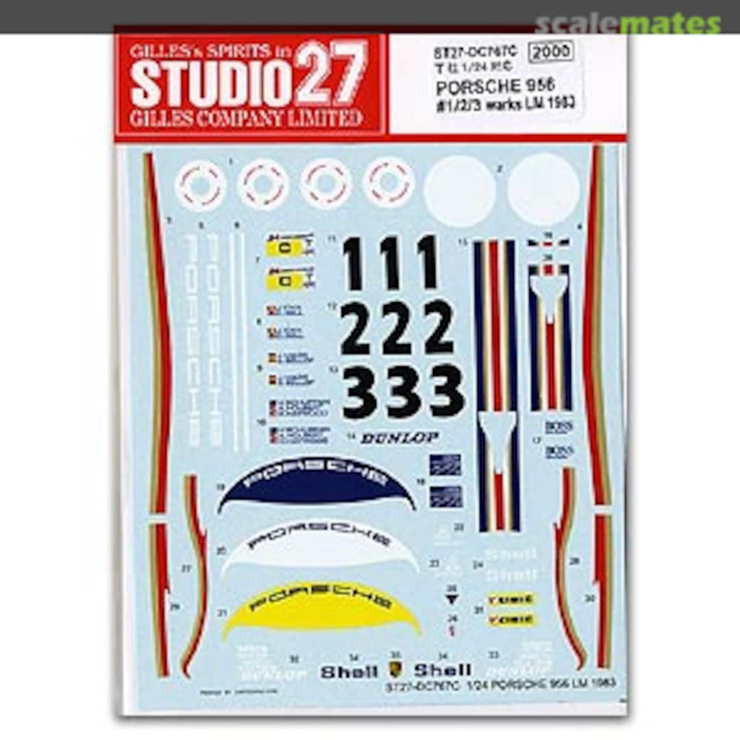 Boxart Porsche 956 ST27-DC767C Studio27 Boxart Porsche 956 ST27-DC767C Studio27