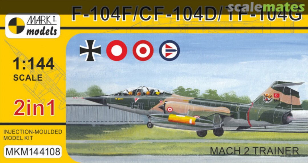 Boxart F-104F/CF-104D/TF-104G MKM144108 Mark I Models Boxart F-104F/CF-104D/TF-104G MKM144108 Mark I Models