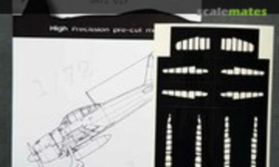 1:72 Mitsubishi A6M3 m.22 Reisen Control Surfaces (DEAD Design Models SM72013)