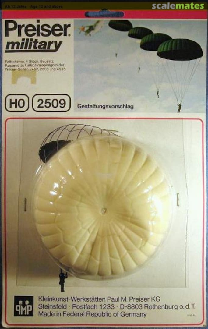 Boxart Parachutes 2509 Preiser Boxart Parachutes 2509 Preiser