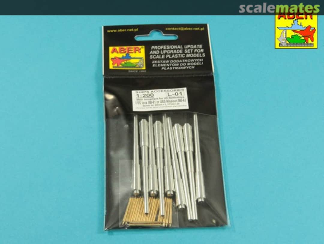 Boxart Main Armament for US battleship Iowa or Missouri 200L01 Aber Boxart Main Armament for US battleship Iowa or Missouri 200L01 Aber