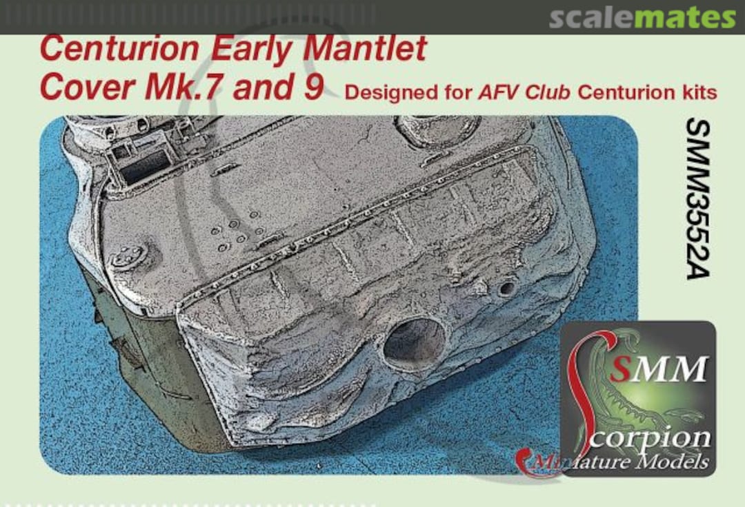 Boxart Centurion Early Mantlet Cover Mk.7 and 9 SMM3552A Scorpion Miniature Models Boxart Centurion Early Mantlet Cover Mk.7 and 9 SMM3552A Scorpion Miniature Models