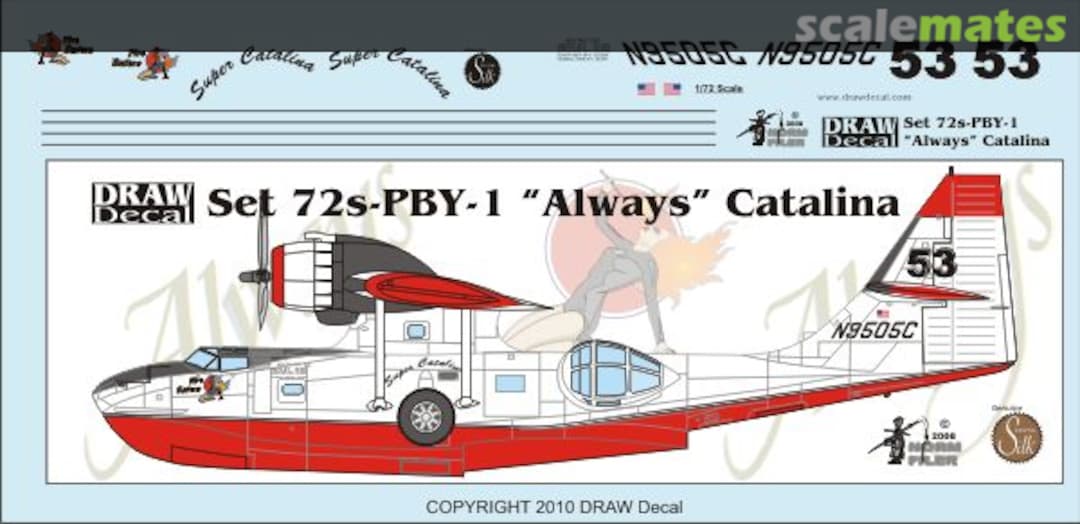 Boxart "Always" Catalina Fire Bomber 72-PBY-1 Draw Decal Boxart "Always" Catalina Fire Bomber 72-PBY-1 Draw Decal