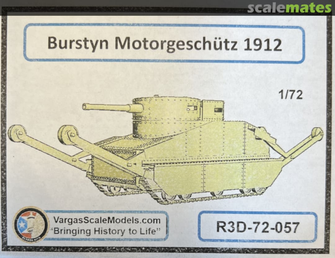 Boxart Burstyn Motorgeschütz 1912 R3D-72-057 Vargas Scale Models