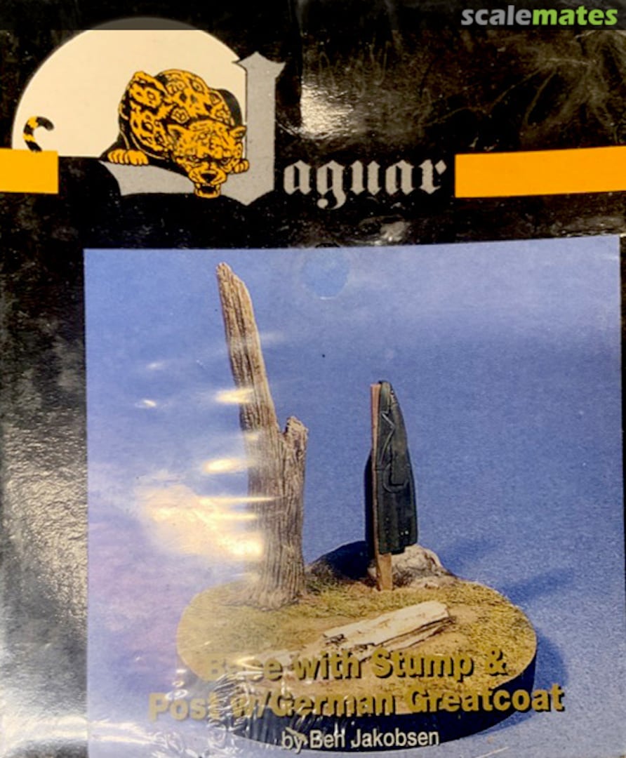 Boxart Base with Stump & Post with German Greatcoat 65334 Jaguar Boxart Base with Stump & Post with German Greatcoat 65334 Jaguar