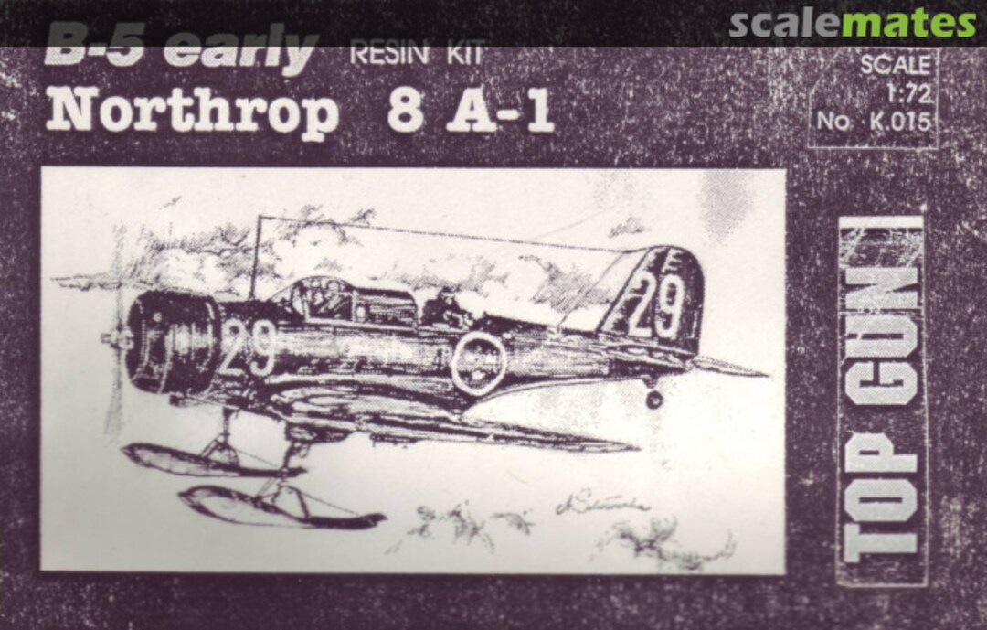 Boxart Northrop 8 A-1 K.015 Top Gun Model