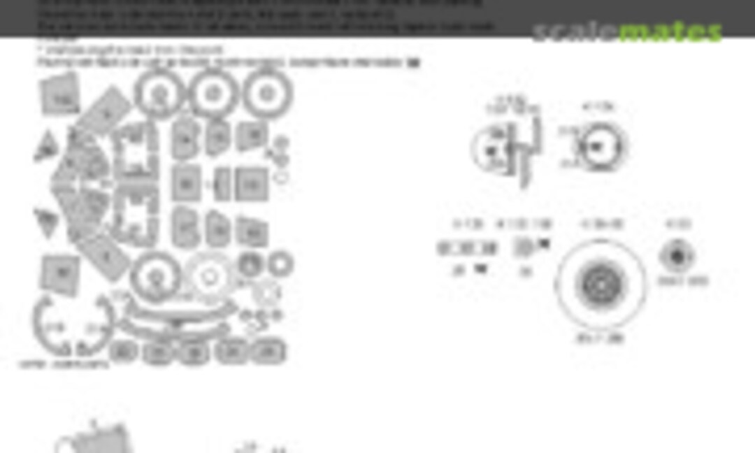 1:48 Lockheed PV-1 Ventura BASIC kabuki masks (New Ware NWAM1124) NWAM1124