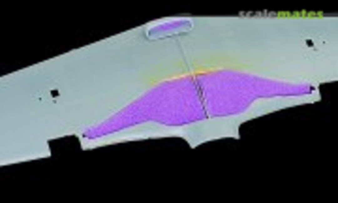 1:48 P-51B/C Mustang Overspray Masks (Hawaiian Air Depot HAD48035) HAD48035