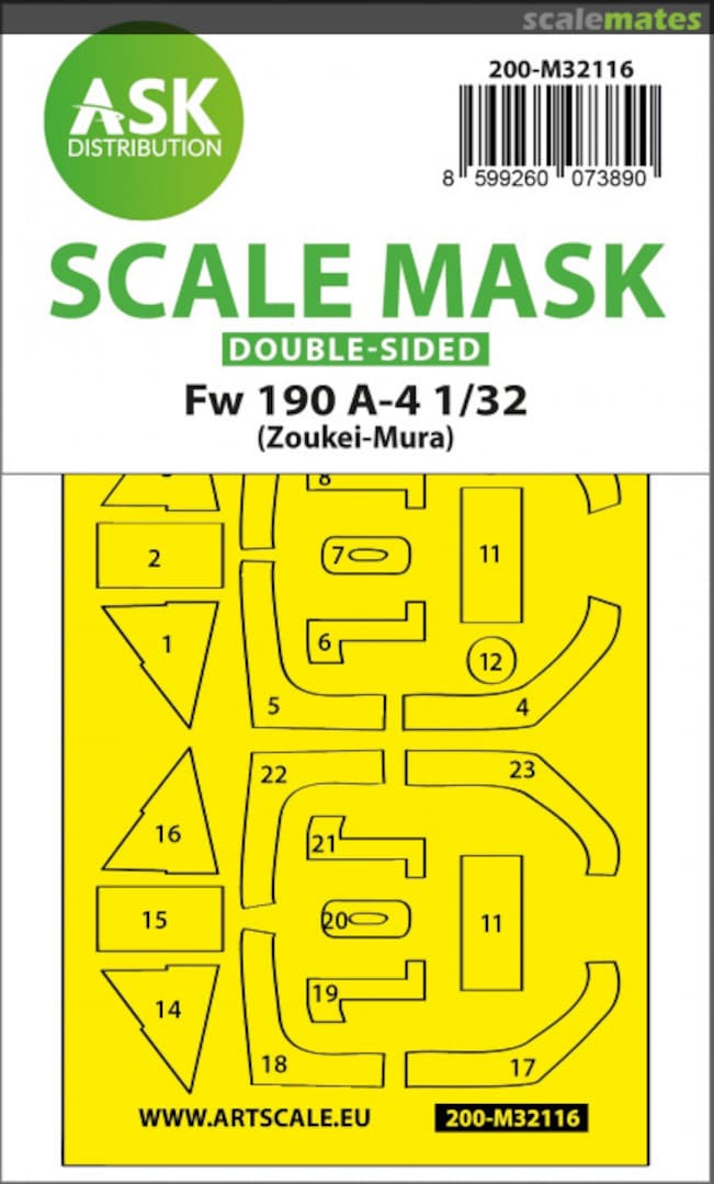 Boxart Fw 190A-4 masks 200-M32116 ASK Boxart Fw 190A-4 masks 200-M32116 ASK