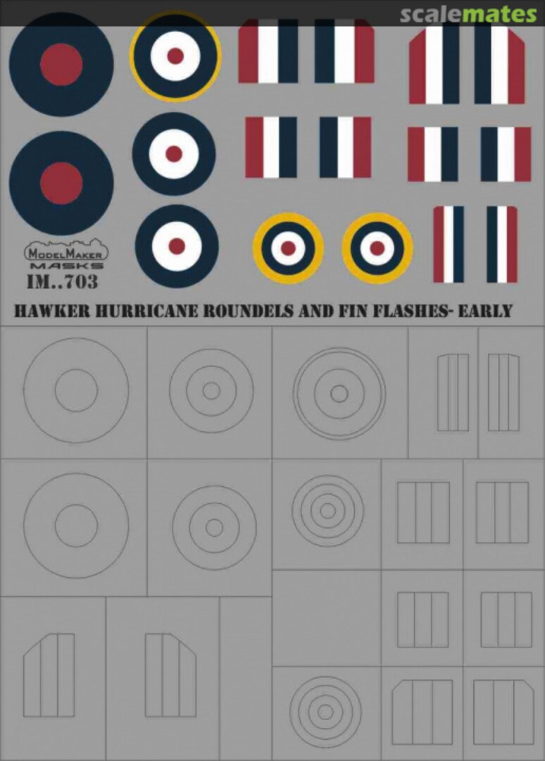 Contents Hawker Hurricane - Roundels and Fin Flashes (Early) IM32703 ModelMaker Contents Hawker Hurricane - Roundels and Fin Flashes (Early) IM32703 ModelMaker