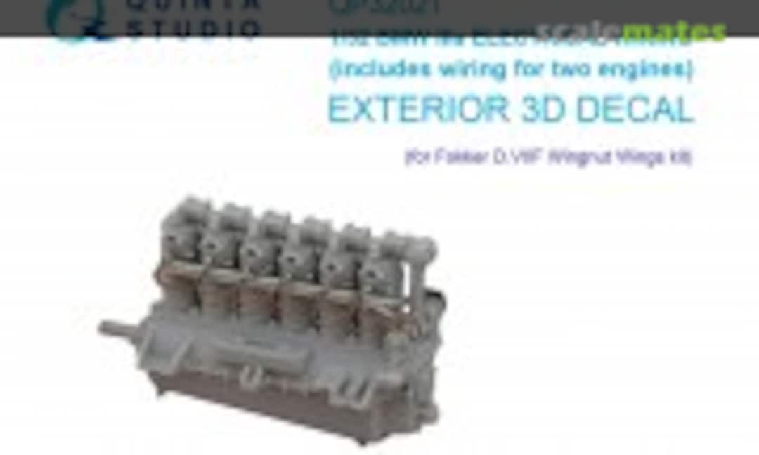 1:32 BMW IIIa Electrical Wiring exterior 3D decals (Quinta Studio QP32021) QP32021