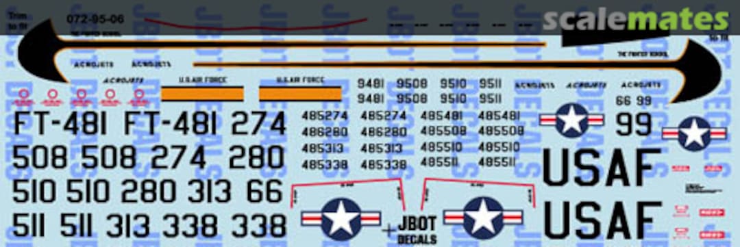 Boxart Acrojets (F-80) 072-95-06 JBOT Decals Boxart Acrojets (F-80) 072-95-06 JBOT Decals