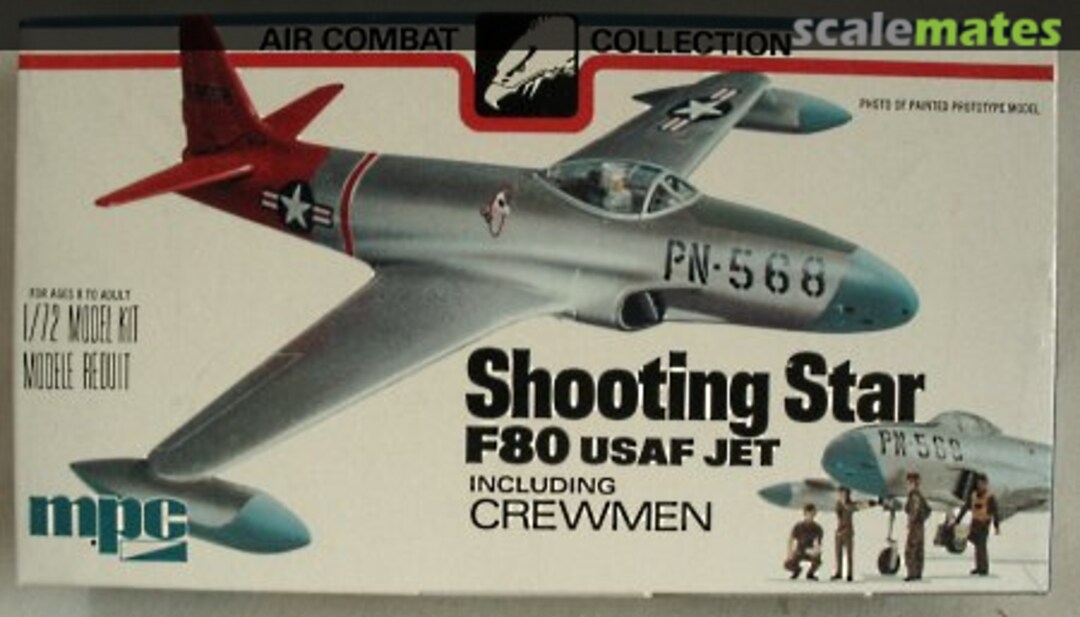 Boxart Shooting Star F-80 USAF Jet 2-2105 MPC Boxart Shooting Star F-80 USAF Jet 2-2105 MPC