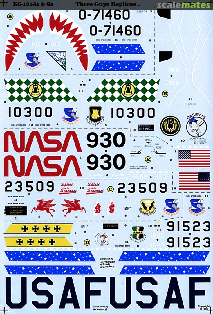 Boxart Boeing KC-135A & Q Stratotankers 3G-001 Three Guys Replicas Boxart Boeing KC-135A & Q Stratotankers 3G-001 Three Guys Replicas