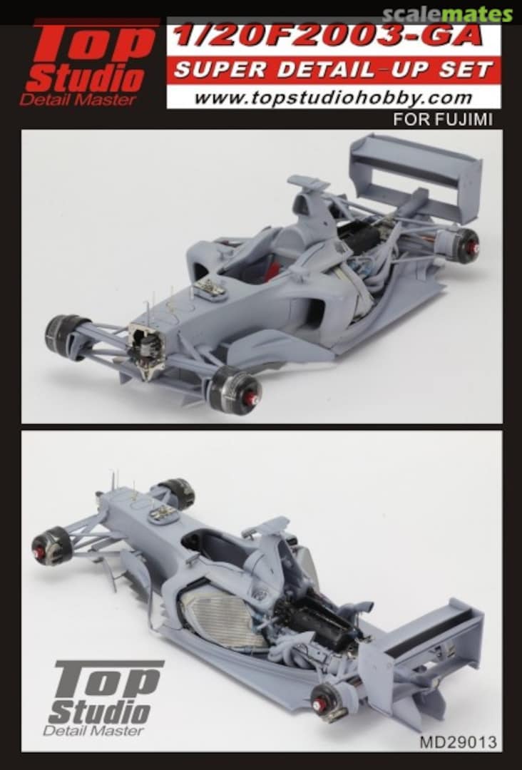 Boxart Ferrari F2003-GA Super Detail Up Set MD29013 Top Studio