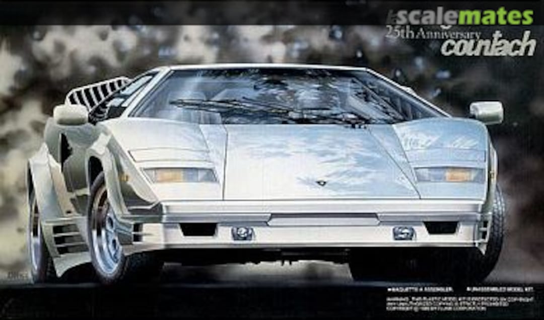 Boxart Lamborghini Countach 25th Anniversary 12011 Fujimi Boxart Lamborghini Countach 25th Anniversary 12011 Fujimi