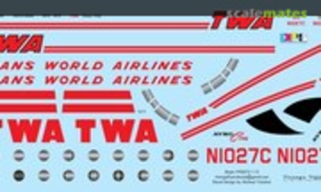 1:144 Avro C-102 Trans World Airlines (Vintage Flyer Decals VFD144-113) VFD144-113