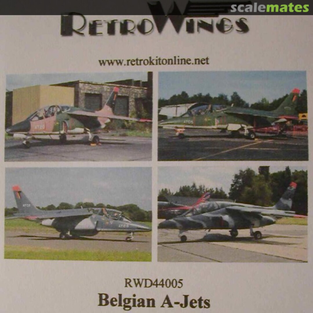 Boxart Belgian A-Jets RWD44005 RetroWings Boxart Belgian A-Jets RWD44005 RetroWings