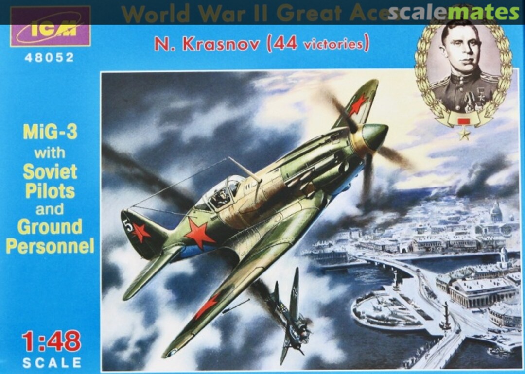 Boxart MiG-3 48052 ICM Boxart MiG-3 48052 ICM