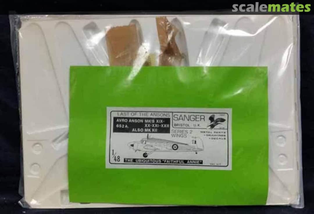 Boxart Avro Anson Mk's XIX - XX - XXI - XXII also Mk XII 4 Sanger Boxart Avro Anson Mk's XIX - XX - XXI - XXII also Mk XII 4 Sanger