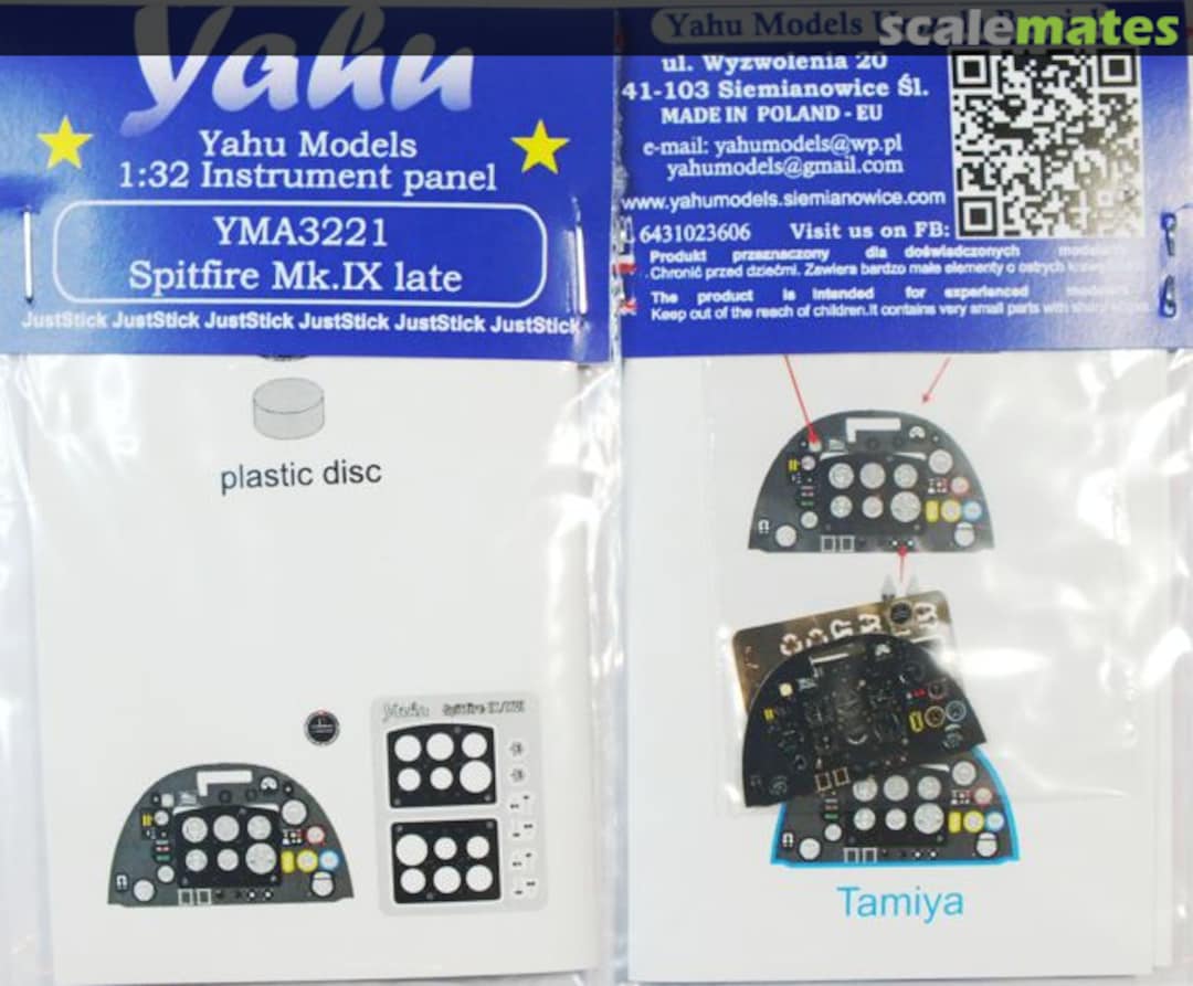 Boxart Spitfire Mk.IX late YMA3221 Yahu Models Boxart Spitfire Mk.IX late YMA3221 Yahu Models