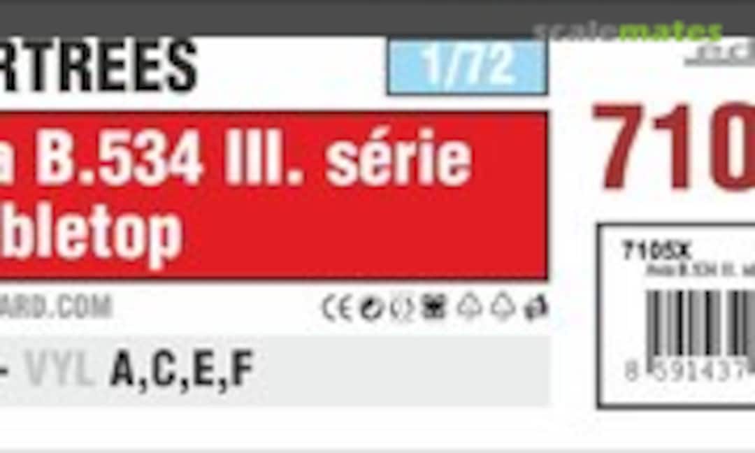 1:72 Avia B.534 III. série Bubbletop (Eduard 7105X)