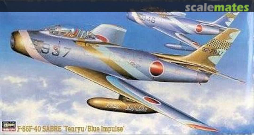 Boxart F-86F-40 Sabre 'Tenryu/Blue Impulse' 07074 Hasegawa Boxart F-86F-40 Sabre 'Tenryu/Blue Impulse' 07074 Hasegawa