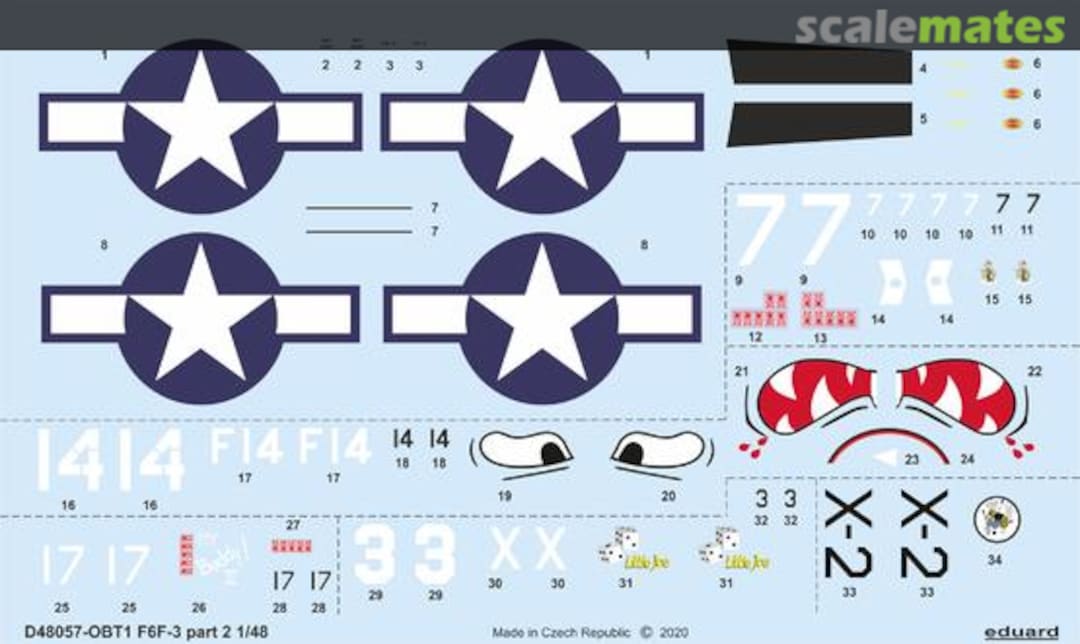 Contents F6F-3 Part 2 D48057 Eduard Contents F6F-3 Part 2 D48057 Eduard