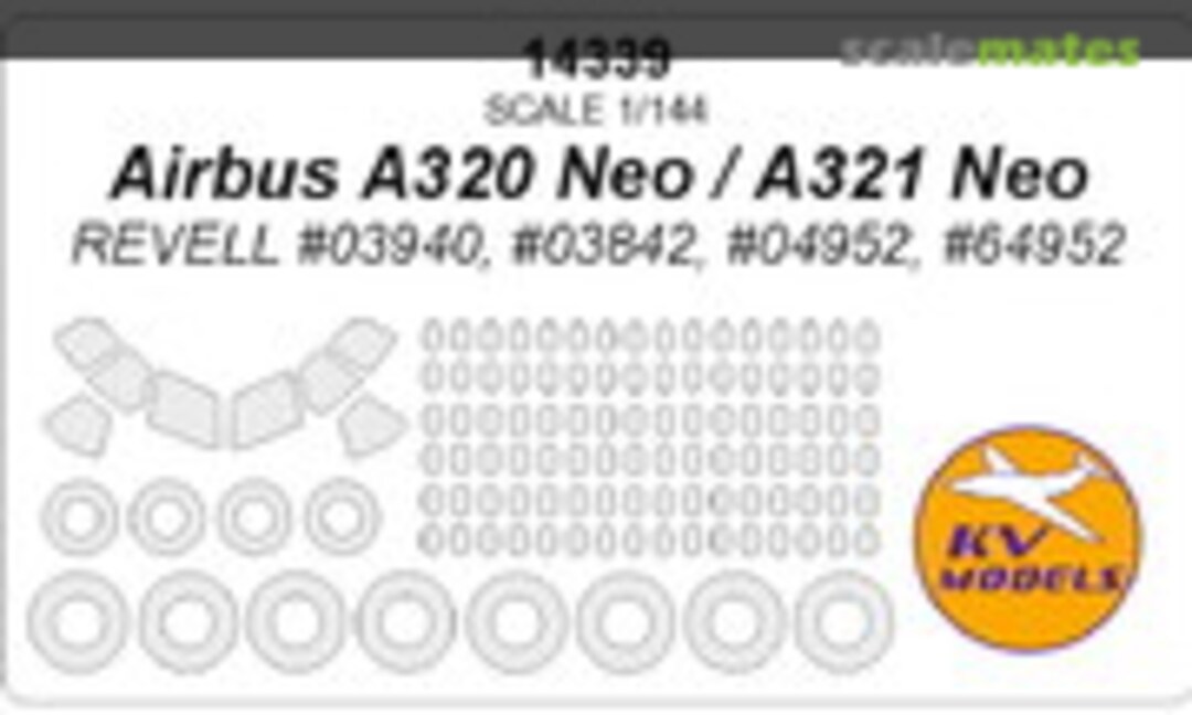 1:144 Airbus A320 Neo / A321 Neo (KV Models 14339) 14339