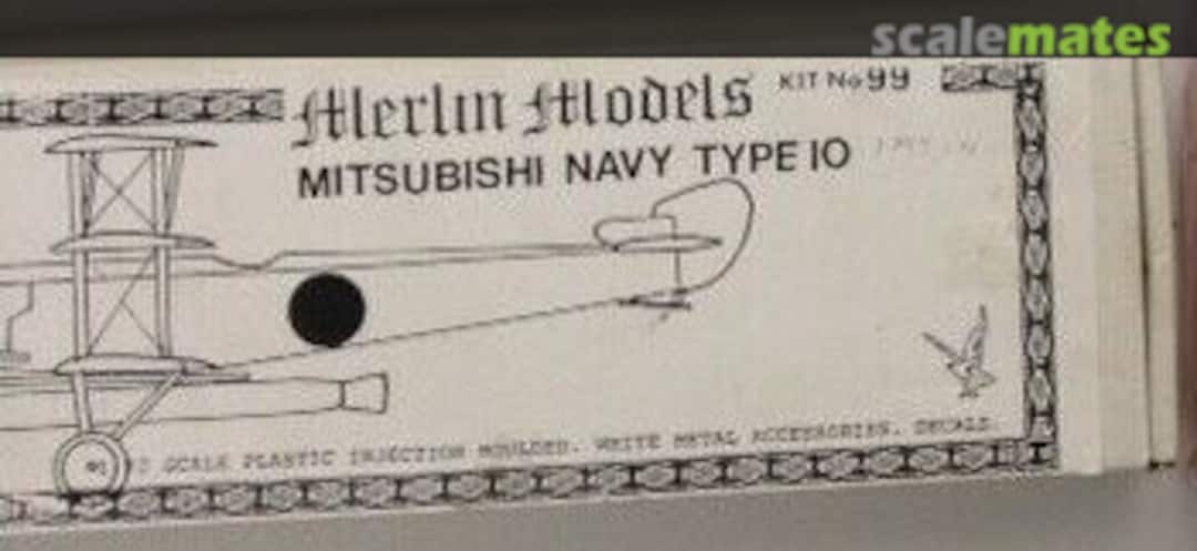 Boxart Mitsubishi Navy Type 10 99 Merlin Models Boxart Mitsubishi Navy Type 10 99 Merlin Models