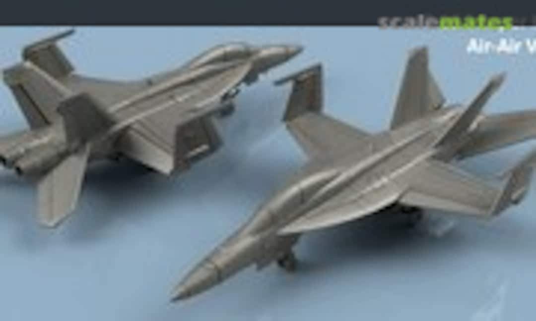 1:350 F-18 F Super Hornet - air-to-air folded wings (L'Arsenal 3D 350 121) 3D 350 121