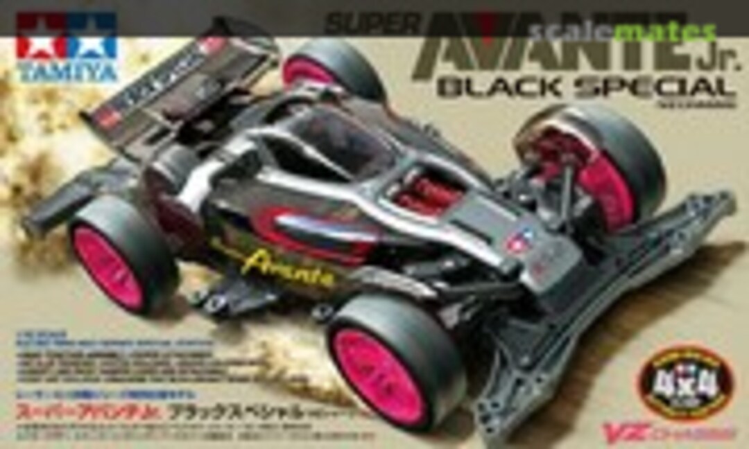 1:32 Super Avante Jr. Black Special (VZ Chassis) (Tamiya 95648)