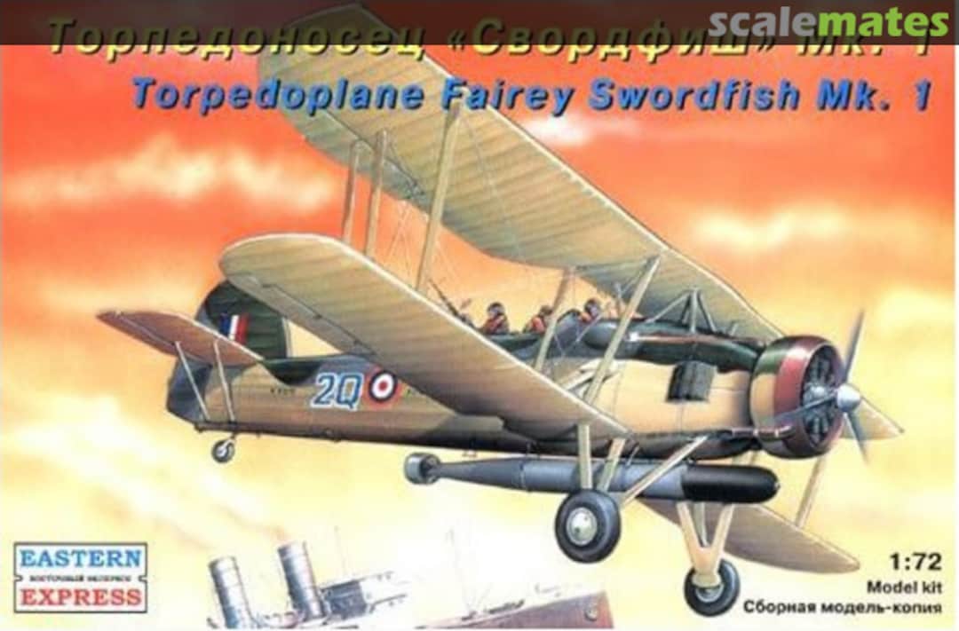 Boxart Torpedoplane Fairey Swordfish Mk.1 72270 Eastern Express Boxart Torpedoplane Fairey Swordfish Mk.1 72270 Eastern Express