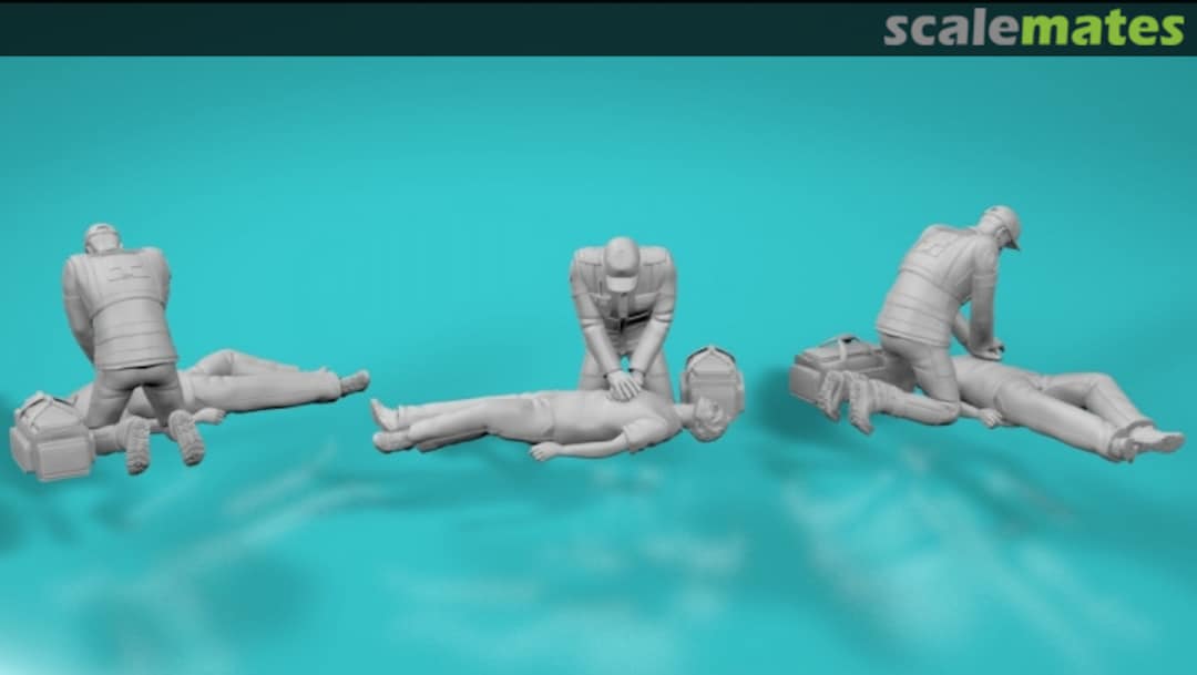 Boxart Paramedic resuscitating a lying man 99204739 EMP3d Boxart Paramedic resuscitating a lying man 99204739 EMP3d