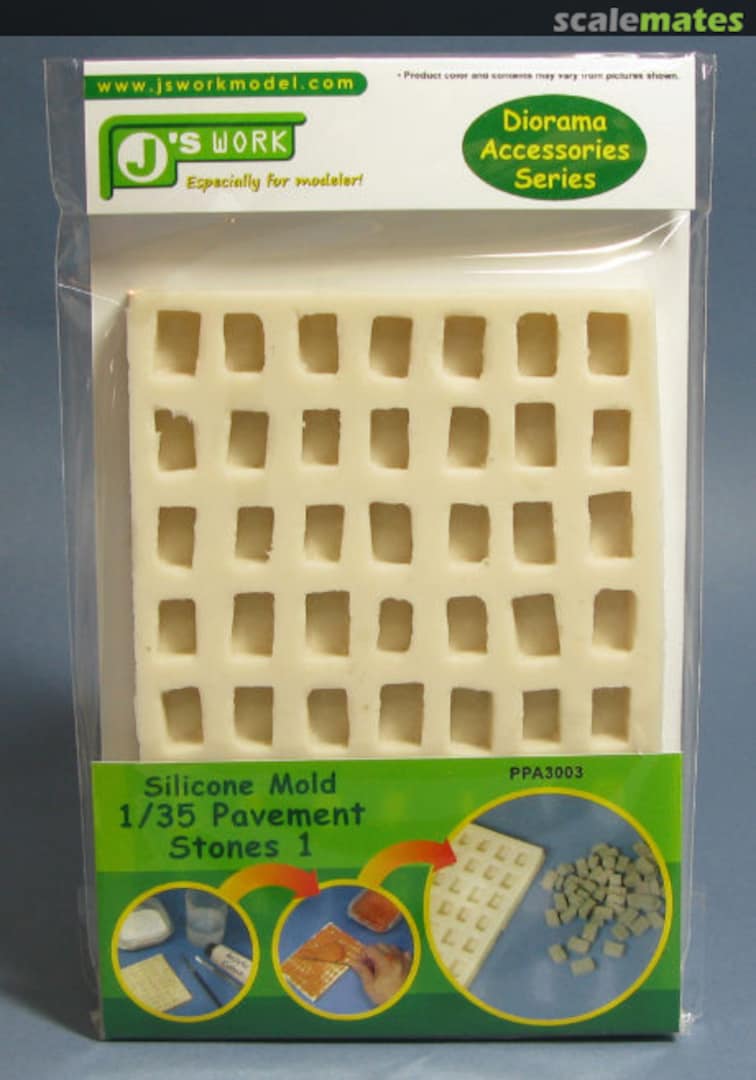 Boxart Silicone Mold for Pavement stones 1 PPA3003 J's Work