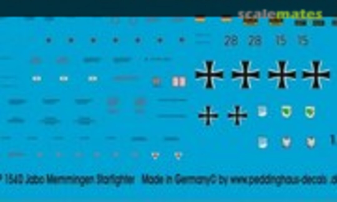 1:144 Jabo Memmingen Starfighter (Peddinghaus-Decals EP 1540) EP 1540