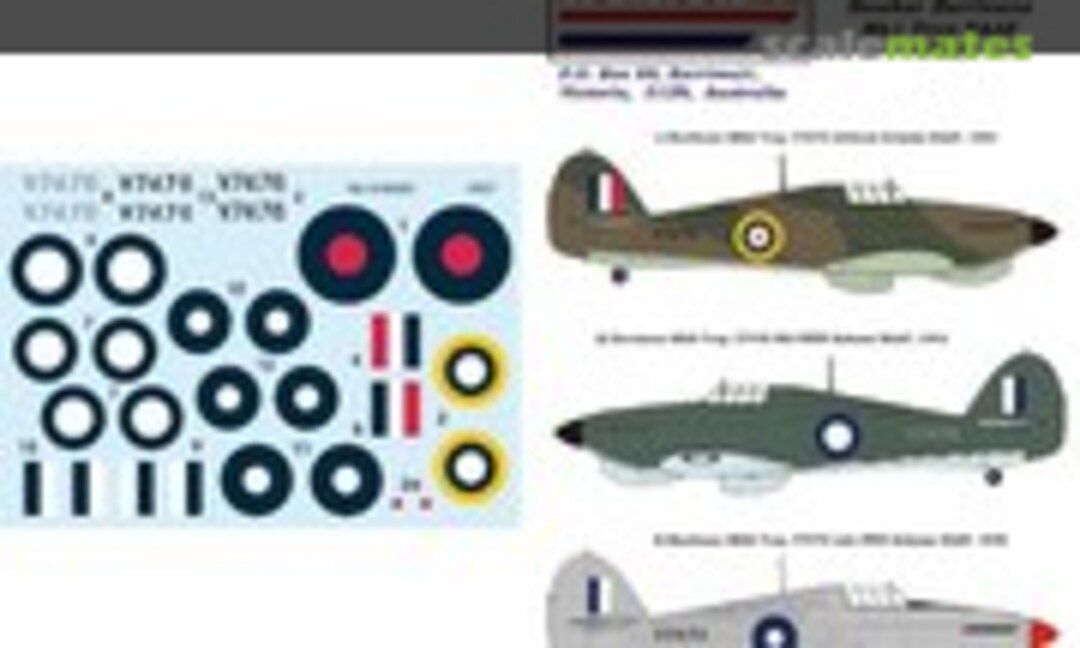 1:48 Hawker Hurricane Mk1 Trop RAAF WW2 (Novascale N-48060) N-48060