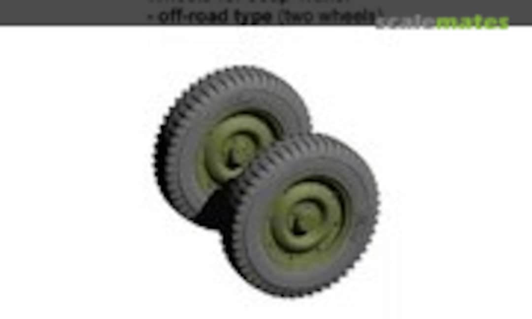 1:35 Wheels for Jeep Trailer - offroad type (SKP model SKP 209) SKP 209