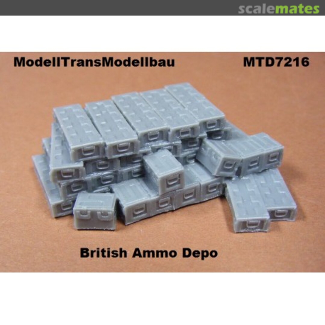 Boxart British Ammo Depot MTD7216 Modell Trans Modellbau Boxart British Ammo Depot MTD7216 Modell Trans Modellbau