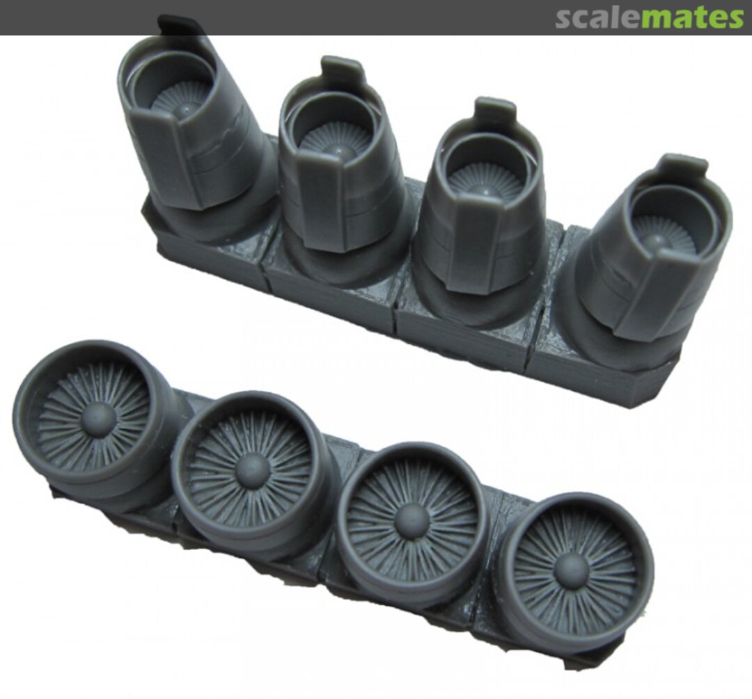 Boxart Ilyushin IL-76 Engines intake + closed reversers exhausts BZ4029 Bra.Z Models Boxart Ilyushin IL-76 Engines intake + closed reversers exhausts BZ4029 Bra.Z Models