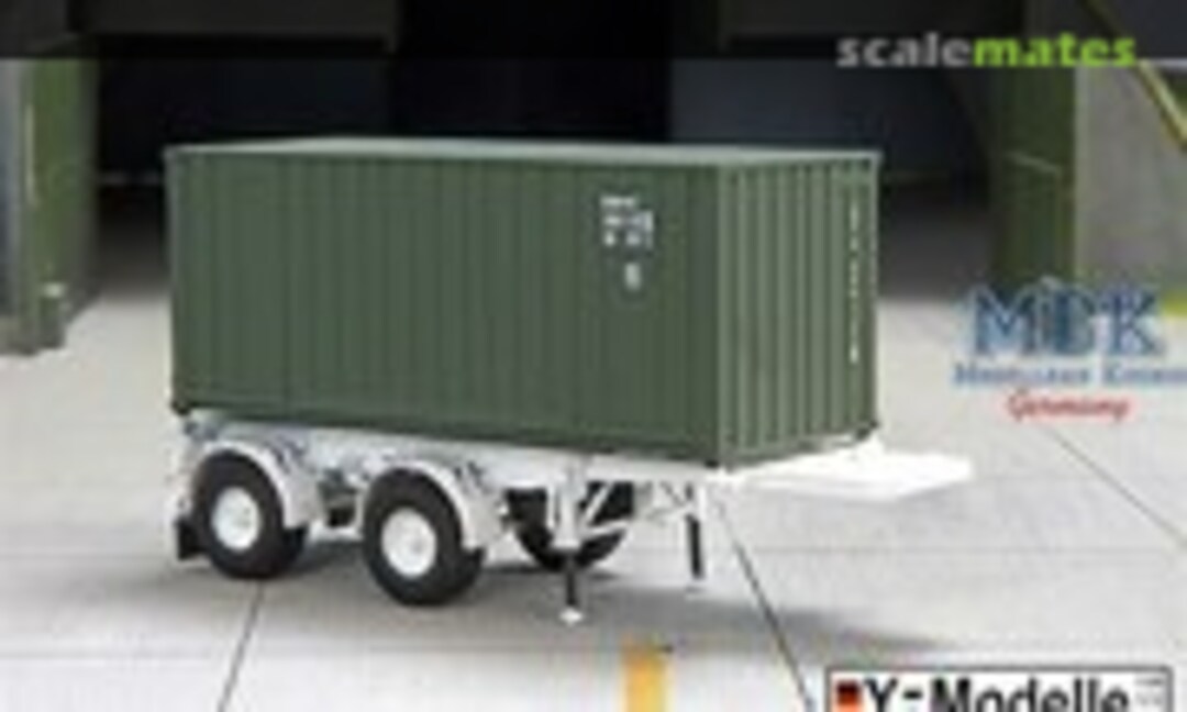 Sattelauflieger mit 1x20' Container, SCHMITZ (Y-Modelle Y87-349)