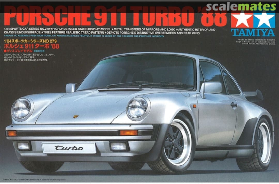 Boxart Porsche 911 Turbo '88 24279 Tamiya