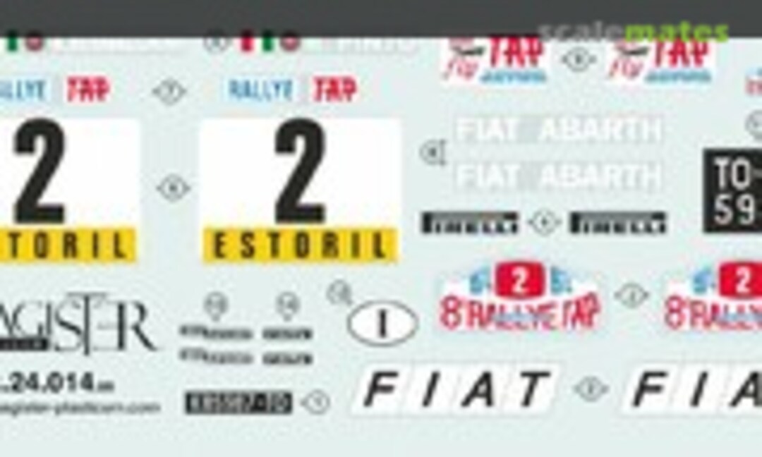 1:24 Fiat 124 Spyder Abarth 1800 Rallye (Magister Plasticum DEC.24.014) DEC.24.014