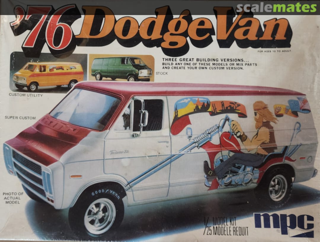 Boxart '76 Dodge Van 1-7622 MPC Boxart '76 Dodge Van 1-7622 MPC