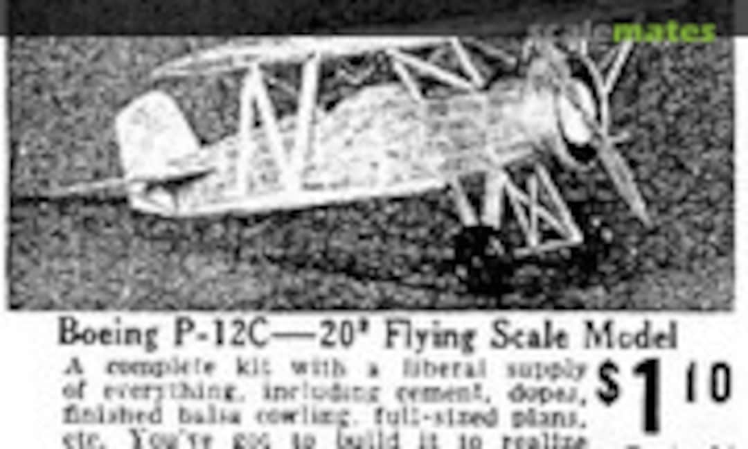 1:18 Boeing P-12C (Construct-A-Plane )