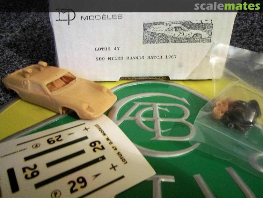 Boxart Lotus 47 #47-GT-04 DM Modèles Boxart Lotus 47 #47-GT-04 DM Modèles