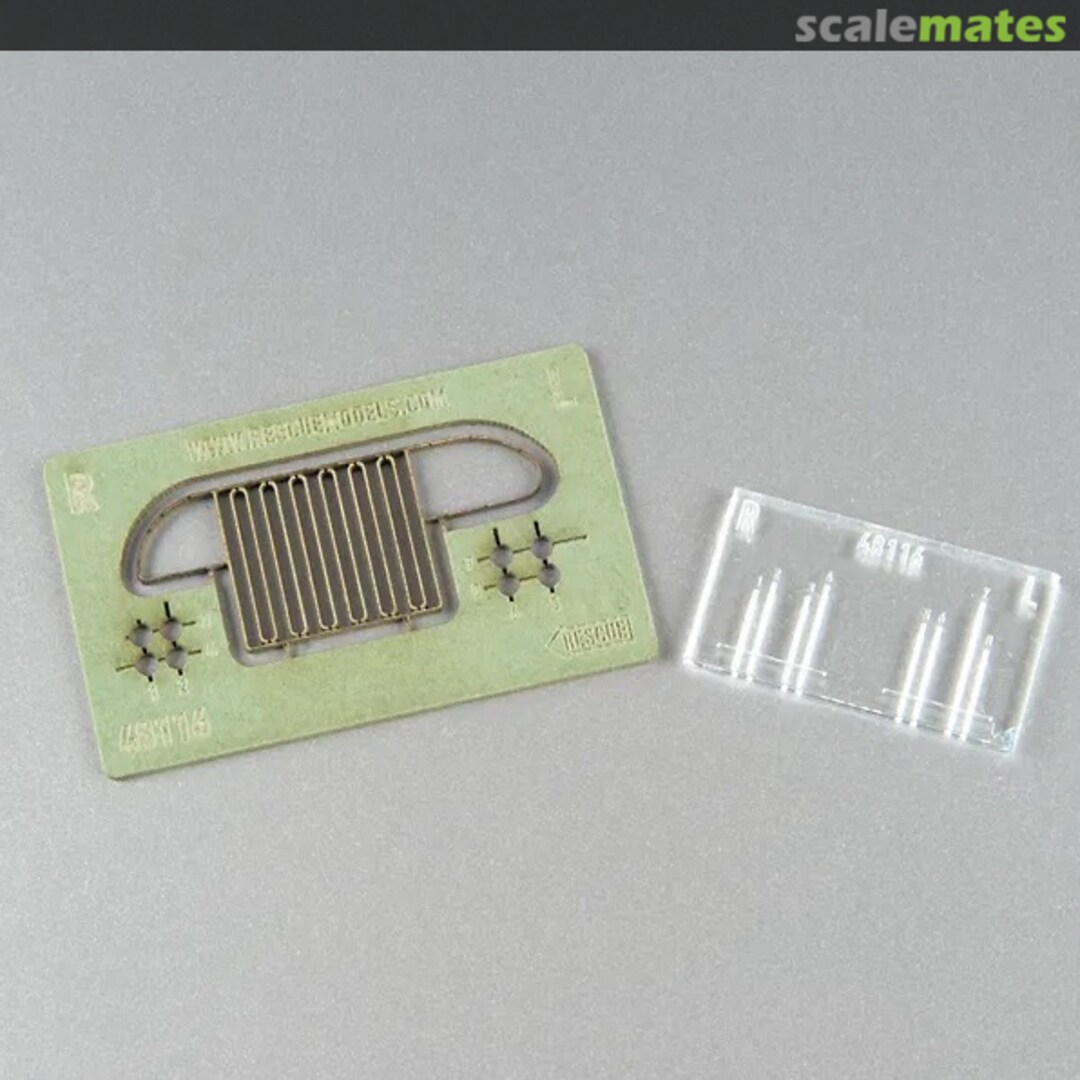 Boxart GMC CCKW 352/353 asymmetrical front grill 48116 Rescue Models Boxart GMC CCKW 352/353 asymmetrical front grill 48116 Rescue Models