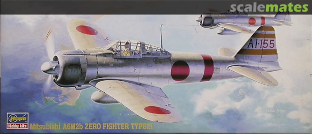 Boxart Mitsubishi A6M2b Model 21 Zero 51314 Hasegawa Boxart Mitsubishi A6M2b Model 21 Zero 51314 Hasegawa