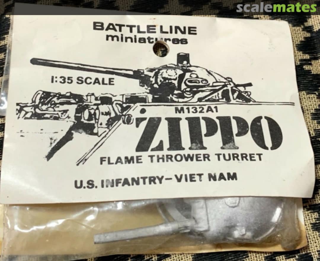 Boxart M132A1 Zippo Flame Thrower Turret 03 Battleline Miniatures Boxart M132A1 Zippo Flame Thrower Turret 03 Battleline Miniatures