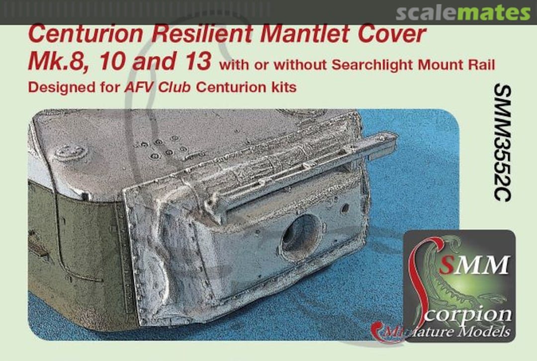 Boxart Centurion Resilient Mantlet Cover Mk.8, 10 and 13 SMM3552C Scorpion Miniature Models Boxart Centurion Resilient Mantlet Cover Mk.8, 10 and 13 SMM3552C Scorpion Miniature Models